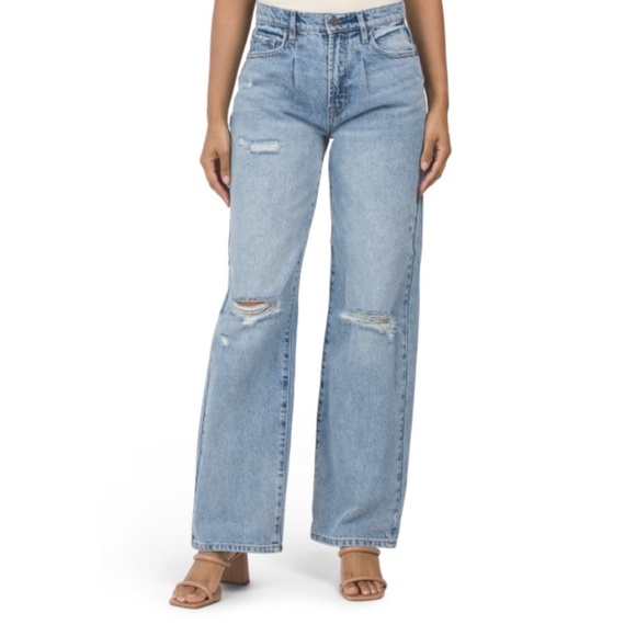 NWOT Hidden The Logan Front Pleats Dad Jeans - Picture 1 of 2